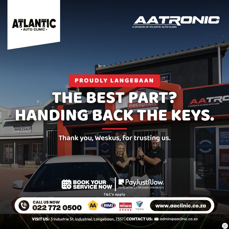 The best part? Handing back the keys — Atlantic Auto Clinic team