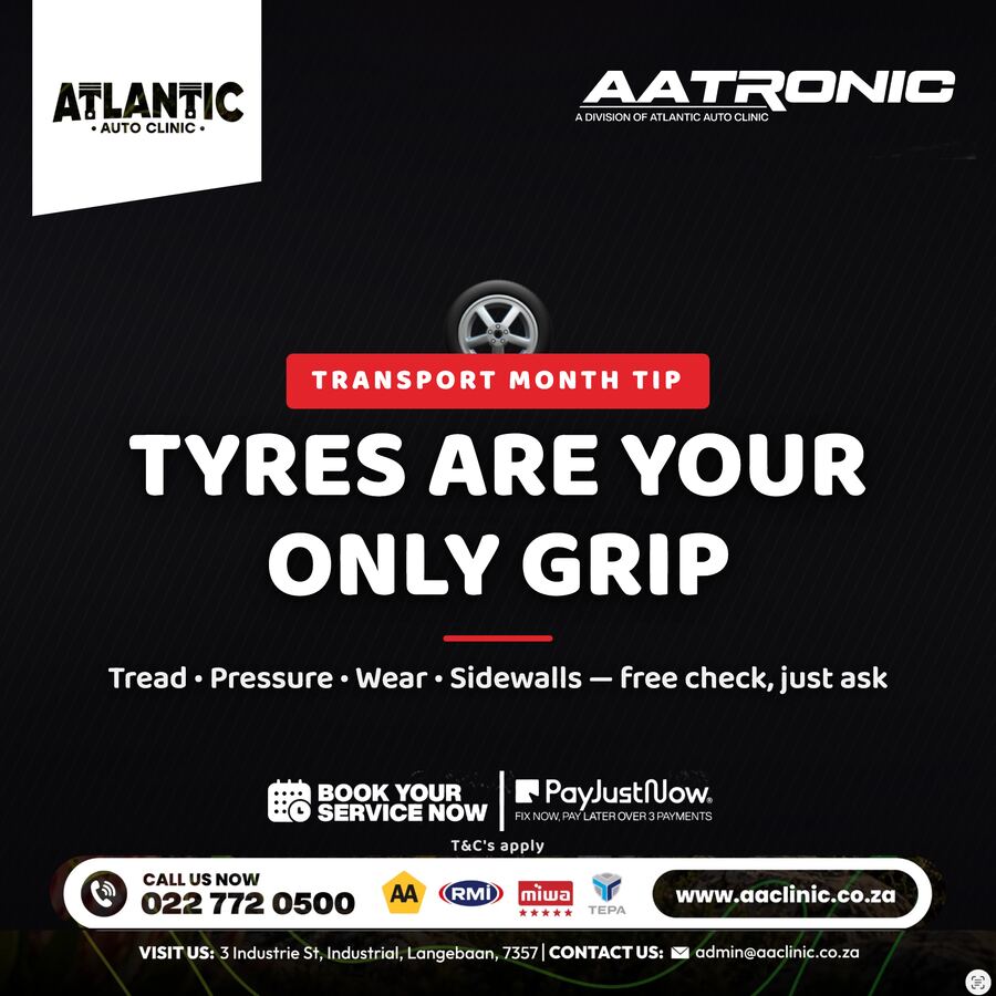 Tyres are your only grip — free tyre check